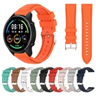 Силиконовый ремешок для Xiaomi Mi Watch, цветной спортивный ремешок для смарт-часов, браслет для наручных часов