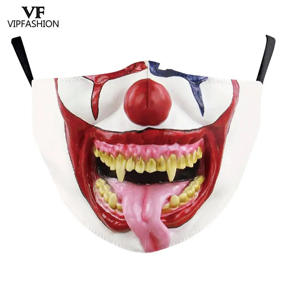 VIP модные смешные для взрослых и детей гримаса клоун уход за кожей лица 3d печати