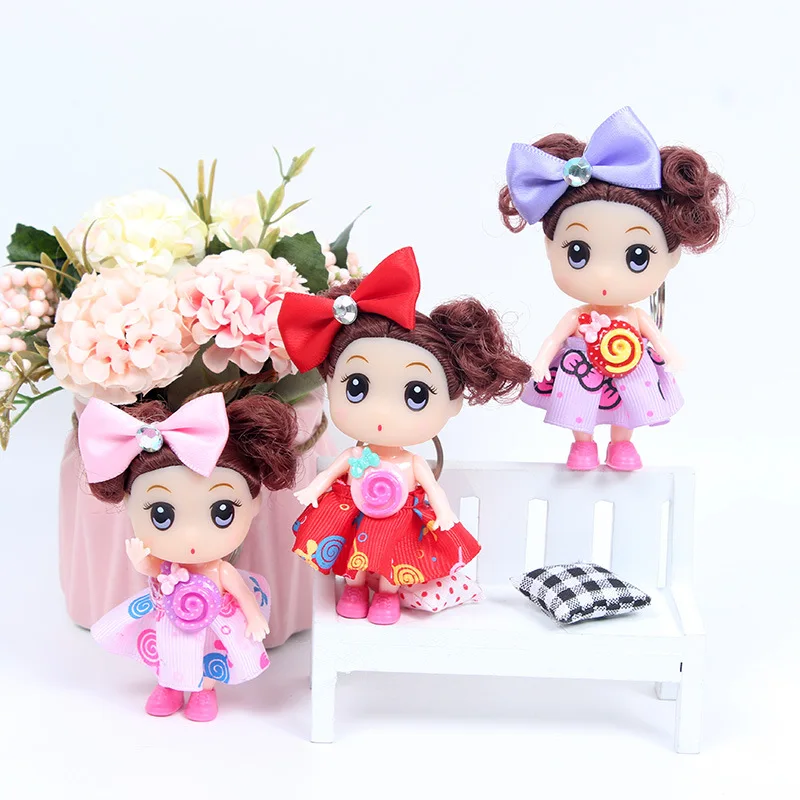 Kawaii запутанный брелок-Плюшевая Кукла помпоны-кролики меховой кошелек подвеска