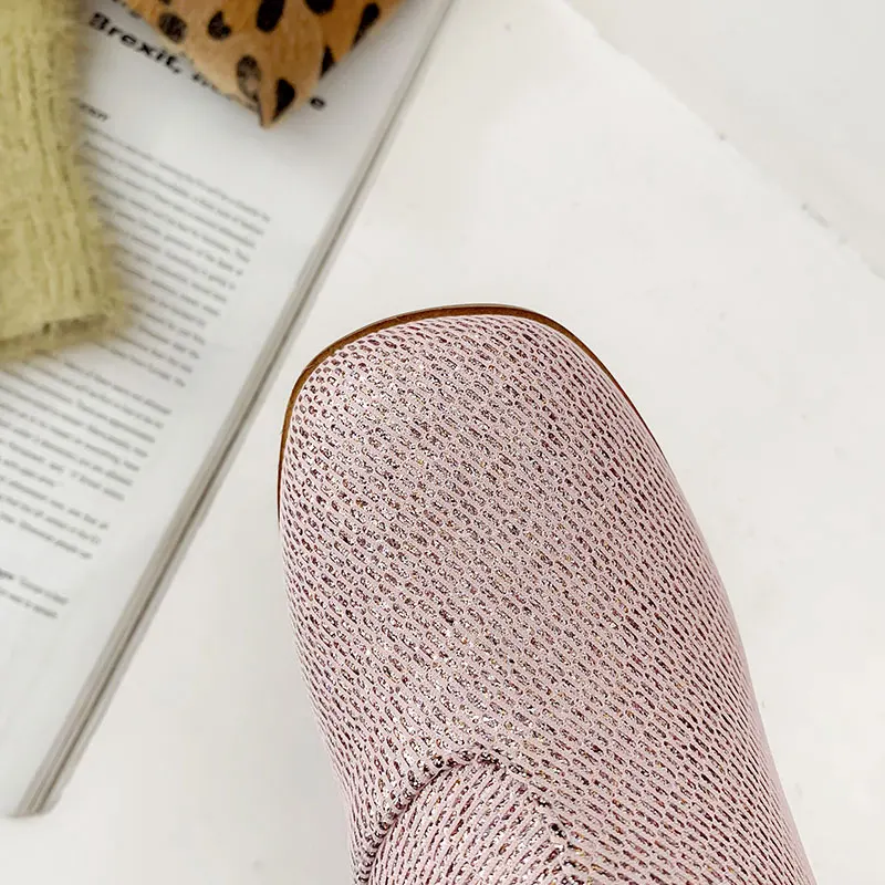 

Lasyarrow Hot Sale Dropship Plus Size 32-48 Square High Heels Lady Boots Women Shoes Fashion Shoes Woman Ankle Boots J1050