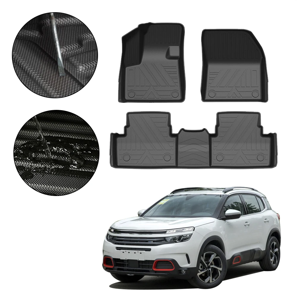 

Автомобильные коврики MUCHKEY из ТПЭ для Citroen C5 Aircross 2017 2018 2019 2020(5 сидений), автомобильный напольный коврик, автомобильные аксессуары