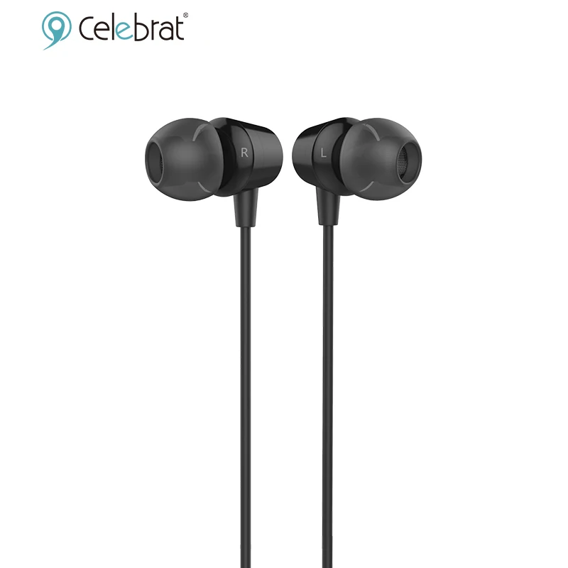 Celetat G4 проводные наушники спортивные 1 2 м в ухо глубокий бас стерео с микрофоном
