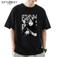 11 colors clothes japanese anime tomie men print cotton t shirt women unisex oversize mujer tops tee mandrop ship