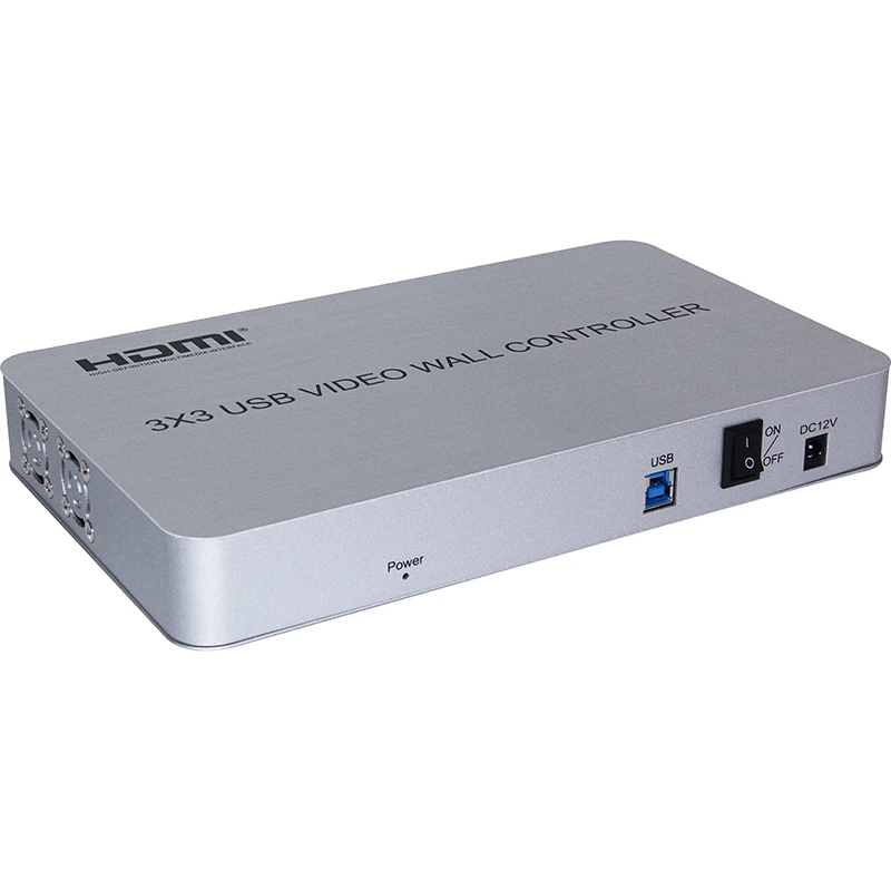 HDMI 4K 3X3 USB3.0 Video Wall Controller HD Processor Adapter 1X9 Hdmi Splitter Connector |