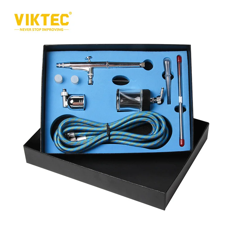 

6023K Dual Action Airbrush Side Feed Mini Spray Gun Cake Decoration Tattoo Body Art Nail Paint Pneumatic Car Painting Tool