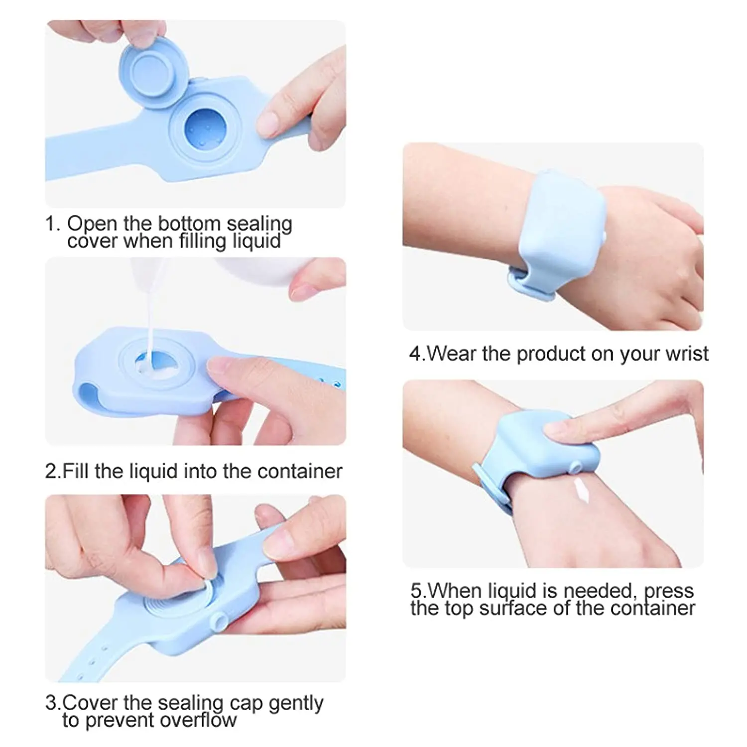 Многоразовый силиконовый портативный контейнер для жидкости ручная стирка