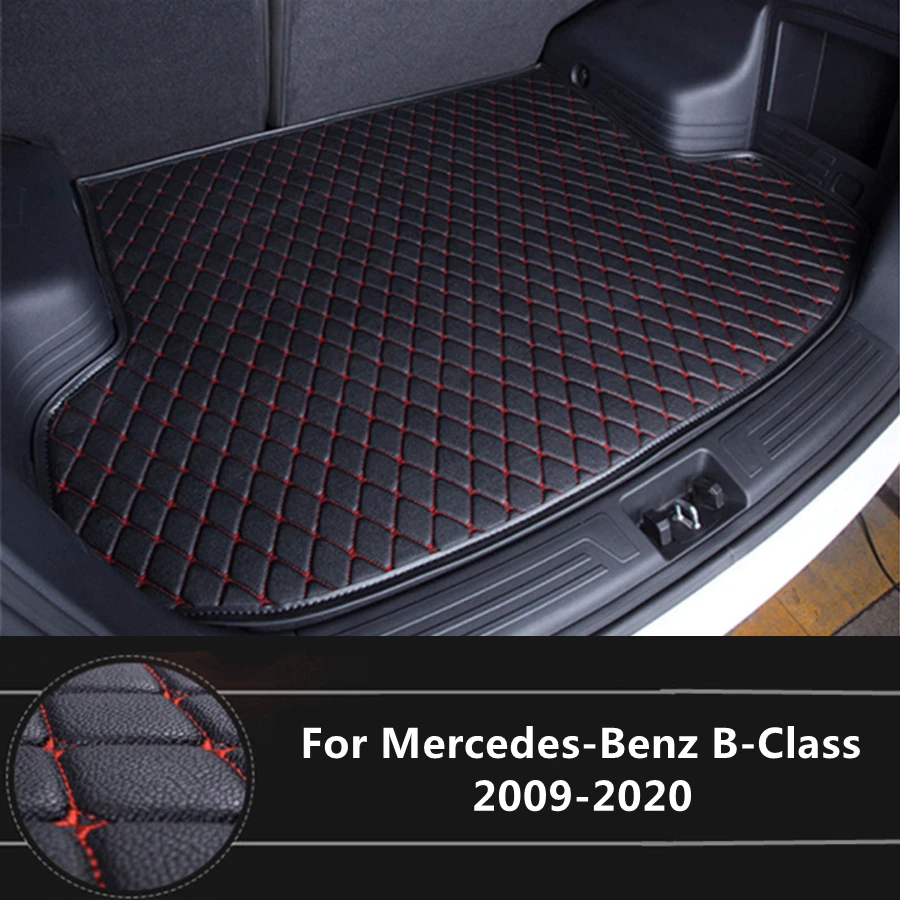 

5 Colors Car Trunk Mat For Mercedes-Benz B-Class (2009-2020) 2010-11-12-13-14-2019 Car Cargo Liner Interior Accessories Carpet