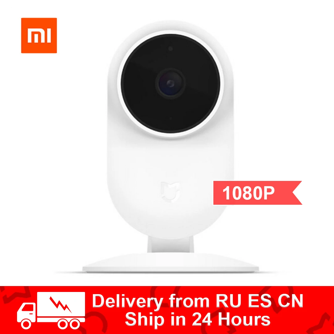 Оригинальная умная камера Xiaomi Mijia 1080P Wi Fi беспроводная широкий угол обзора 130 10 м
