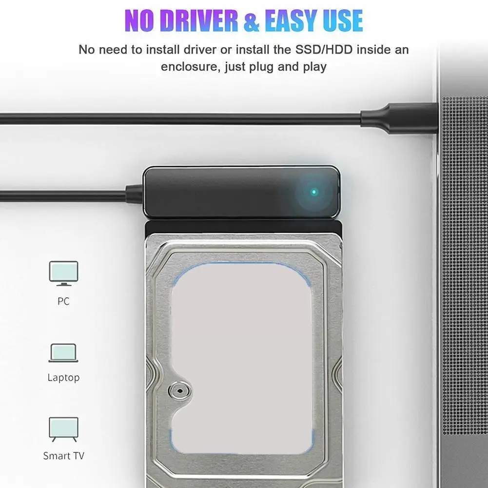 

Адаптер SATA-USB 3,0 с легкостью подключается к 2.5 роутеру Type-c Sata One TV для кабеля Sony PS4/PS3 Smart C1I2