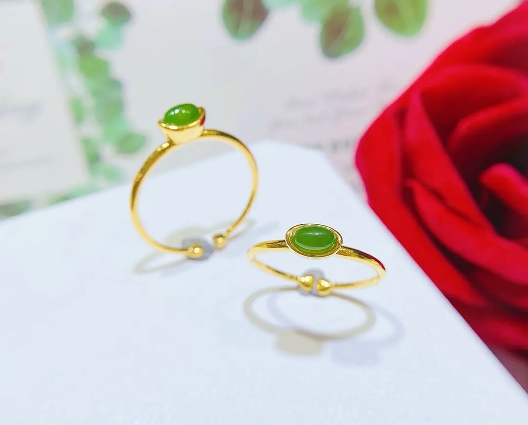 Кольцо из чистого золота 999 пробы с блестящим сердцем 2020 | Украшения и аксессуары