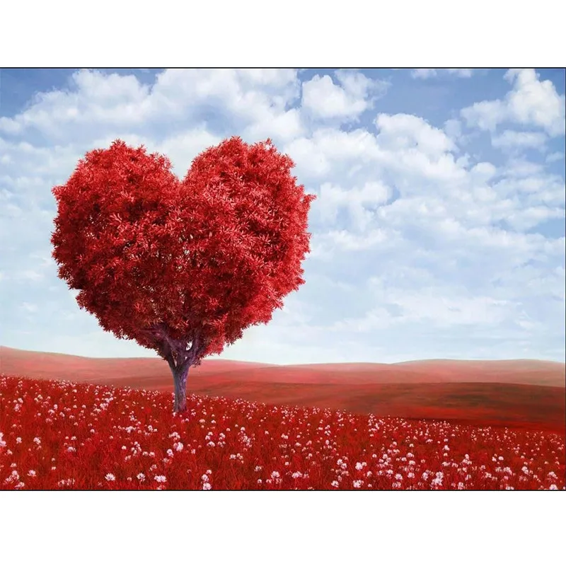 Loving heart 11 DIY полная дрель алмазная живопись квадратный/pebble круглый бриллиант для украшения дома Новое поступление подарок на день Святого Валентина украшения - Цвет: Loving heart 11