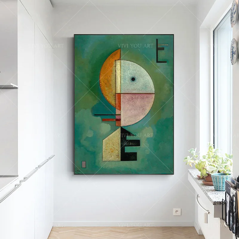 Знаменитая абстрактная картина маслом ручной работы геометрические узоры