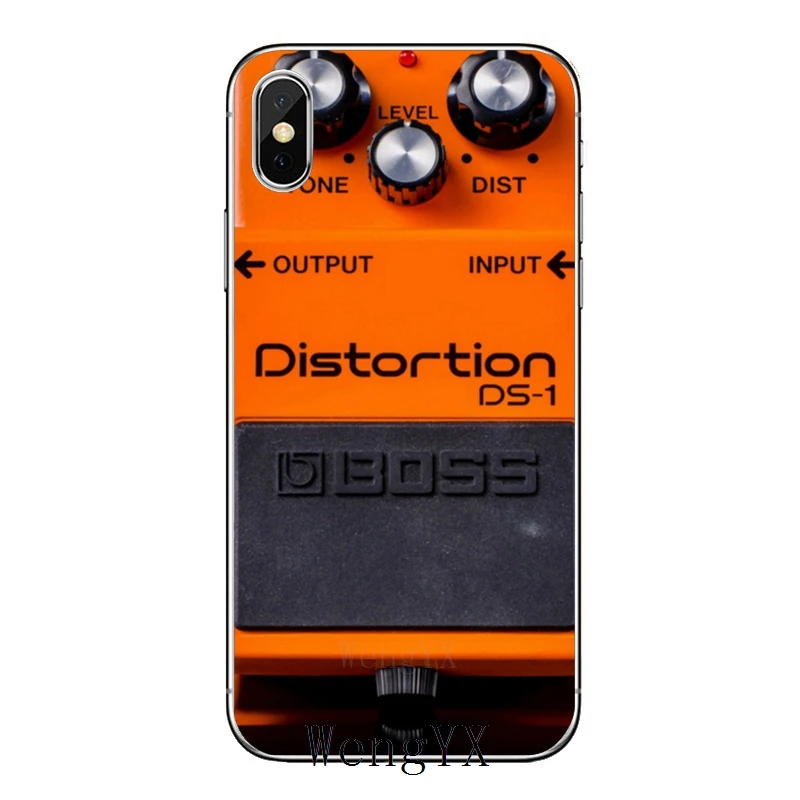 For Xiaomi Redmi 7 7A note 8 pro k20 Mi A3 9t CC9 CC9e 9 lite SE Boss Distortion Pedal Silicone phone case | Мобильные телефоны и