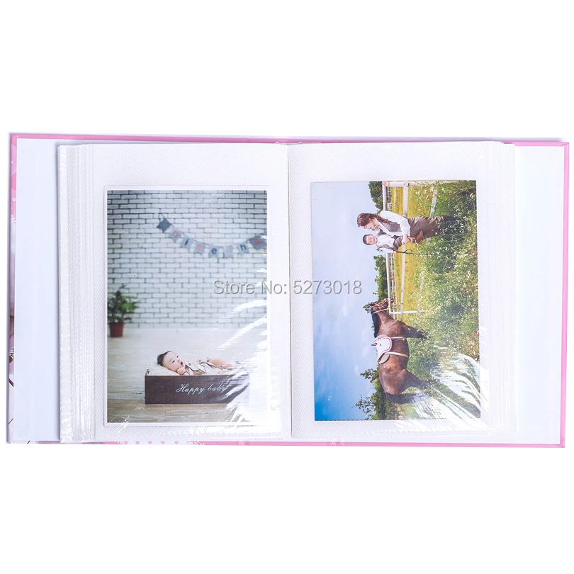 

Wedding Flower 6inch 100 Pockets Photo Album Picture Storage Case Scrapbooking Interleaf Handmade DIY Photos Album Birthday Gift