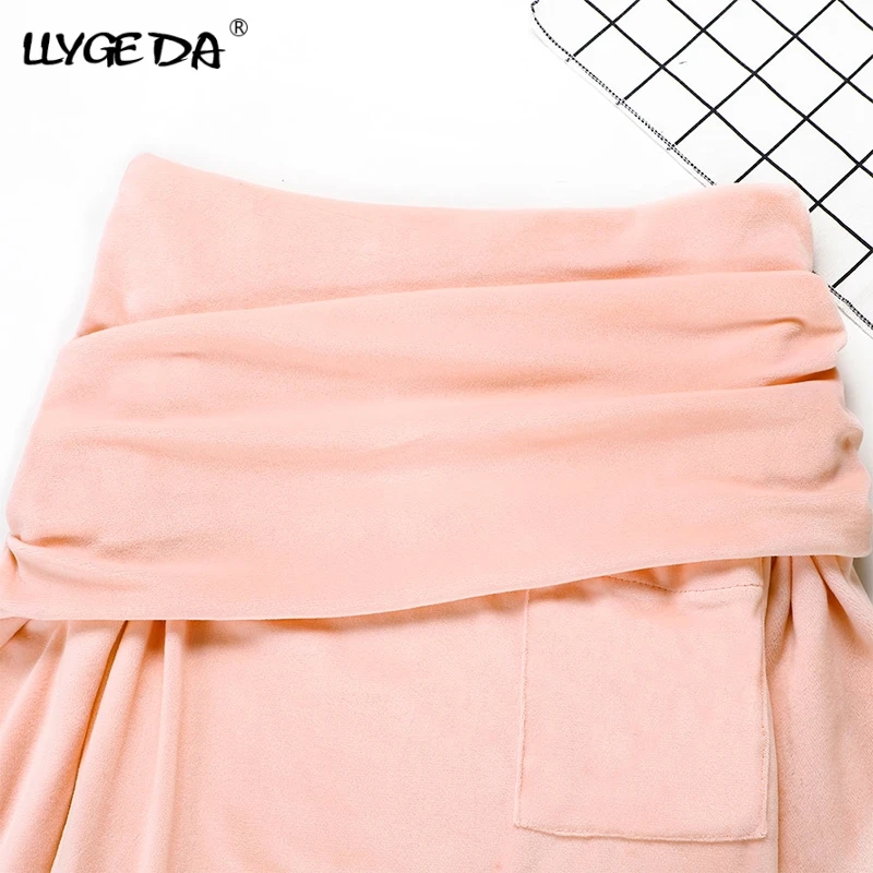 

Women 2 Piece Tracksuit Slash Neck Velvet Pockets Autumn 2020 Winter Warm Long Sleeve Loose Casual Sweatshirt Pants Sets Female