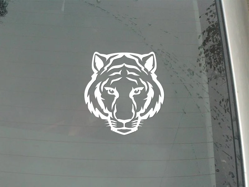 Грустное и одинокое серьезное выражение тигровые наклейки на автомобиль