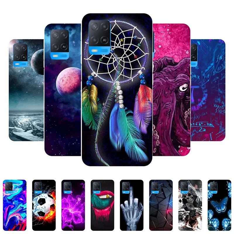

For OPPO A54 Case 6.51" Fashion Soft Silicone Back Case for OPPO A54 4G Case Phone Cover for OPPOA54 CPH2239 A 54 Coque fundas