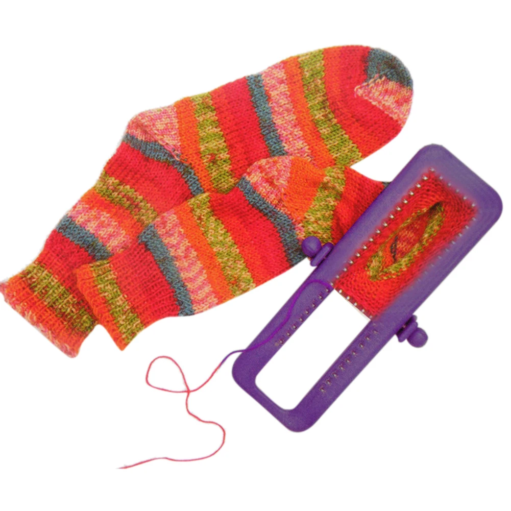 С инструментами для вязания крючком Регулируемый набор ткацкого станка шитья