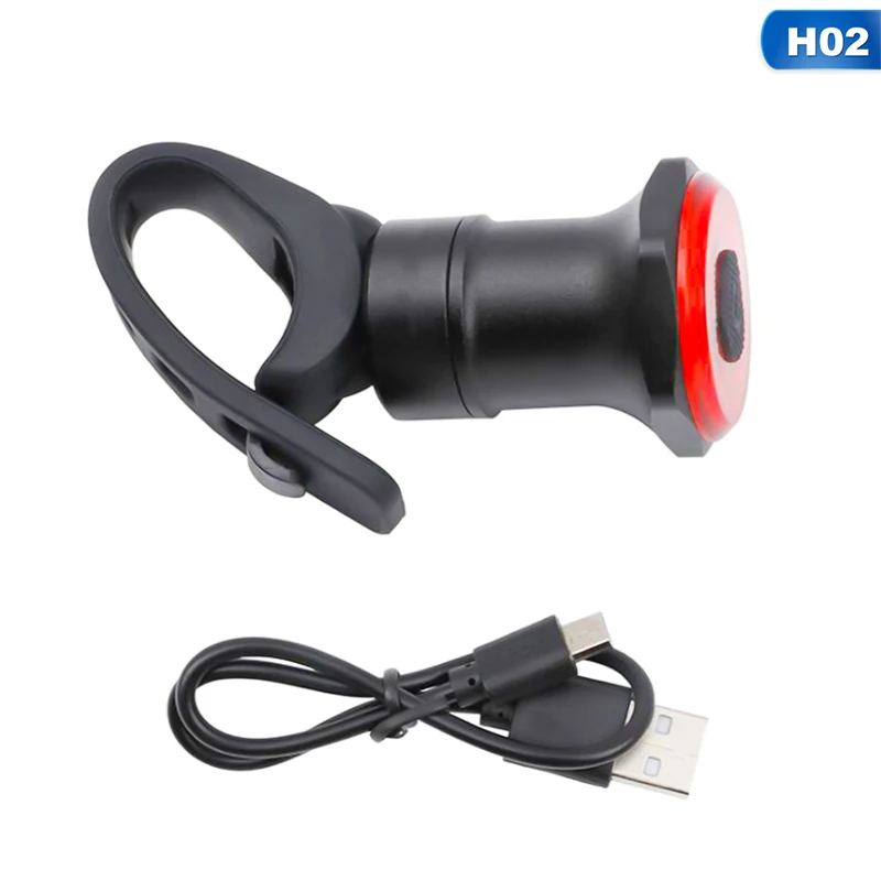 

Ultra Bright Smart Bike Tail Light USB Rechargeable Brake Sensing Bicycle Light Rear LED Accessories Fits On Any Road Bikes