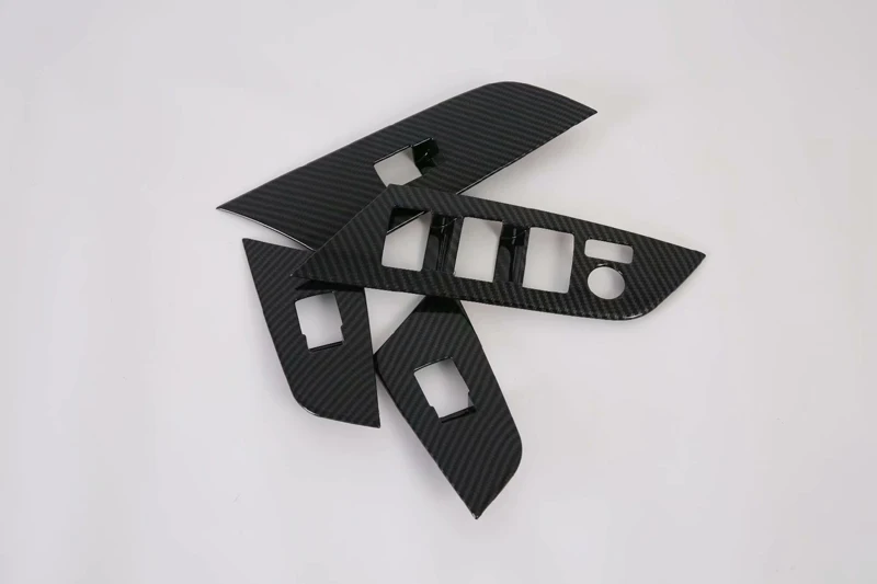 For Toyata Prius PHV XW50 2016-2020 Car Accessories Carbon Fiber Style Door Window Armrest Cover Switch Panel Trim | Автомобили и