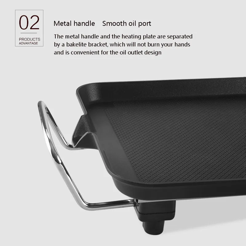 Корейские Бытовые Электрические Печи бездымного антипригарного барбекю Барбекю