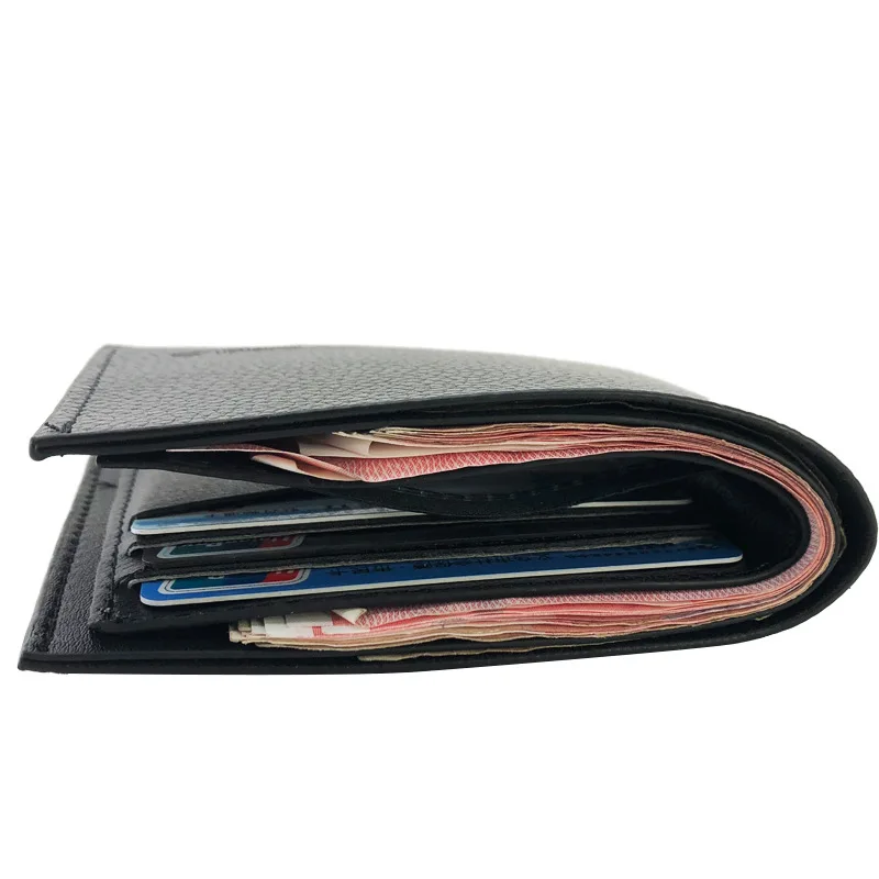 Мужской кошелек мужской короткий деловой с зажимом портативный для монет модный