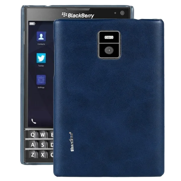 Для BlackBerry Passport Q30 Чехол-обложка винтажная Обложка на заднюю панель из искусственной кожи для BlackBerry Passport Q30 деловой чехол для телефона - Цвет: BLUE