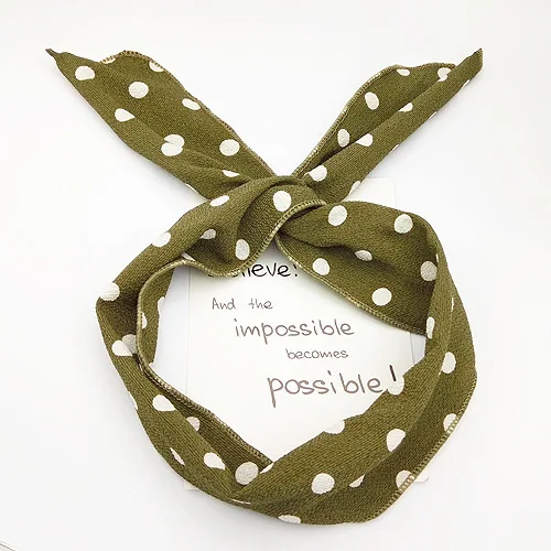 Женская повязка на голову с принтом фламинго из металлической проволоки