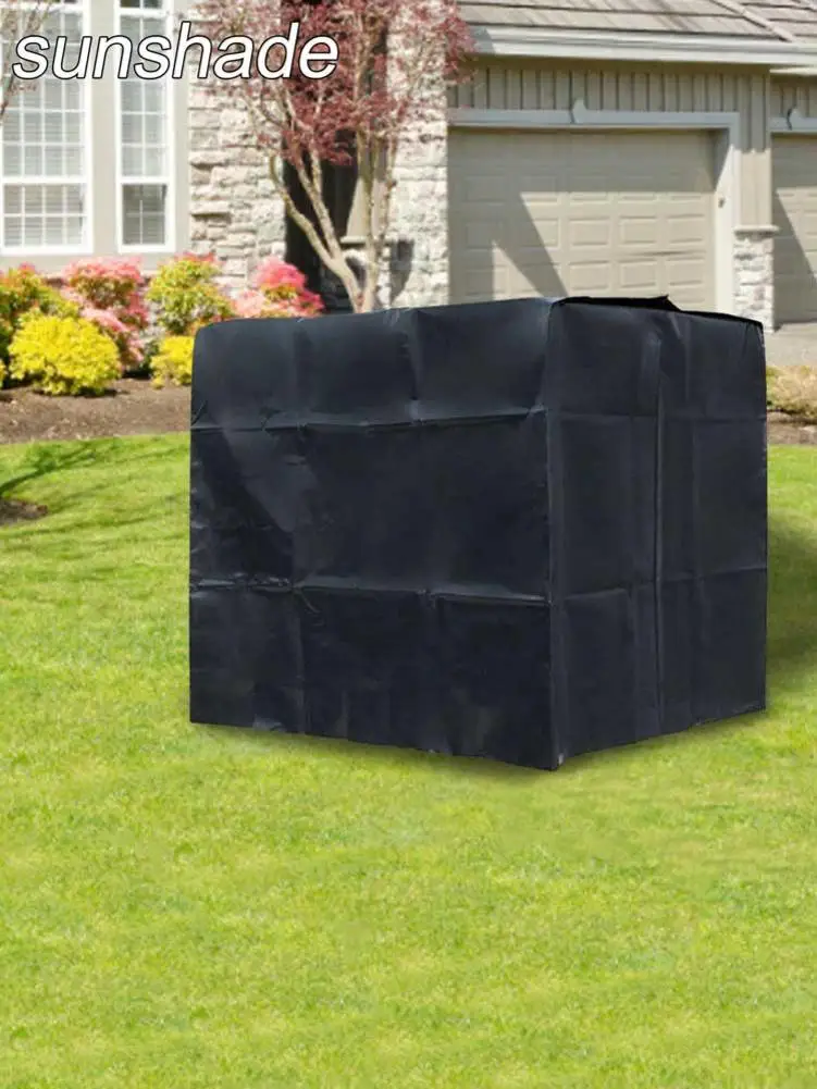 

Dust Cover 210D Oxford Cloth Ton Barrel Rain Cover For 600L 800L Tank Protective Cover IBC Ton Barrel Garden Furniture Cover