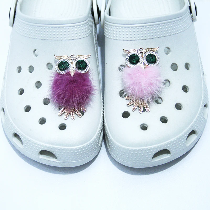 

Брендовые дизайнерские металлические подвески для обуви, украшения для обуви в виде совы