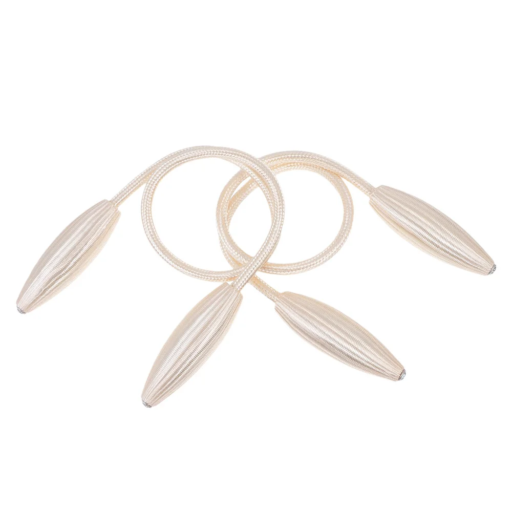 

2Pcs Elegant Decorative Curtain Strap Creative Versatile Curtain Tie Beige