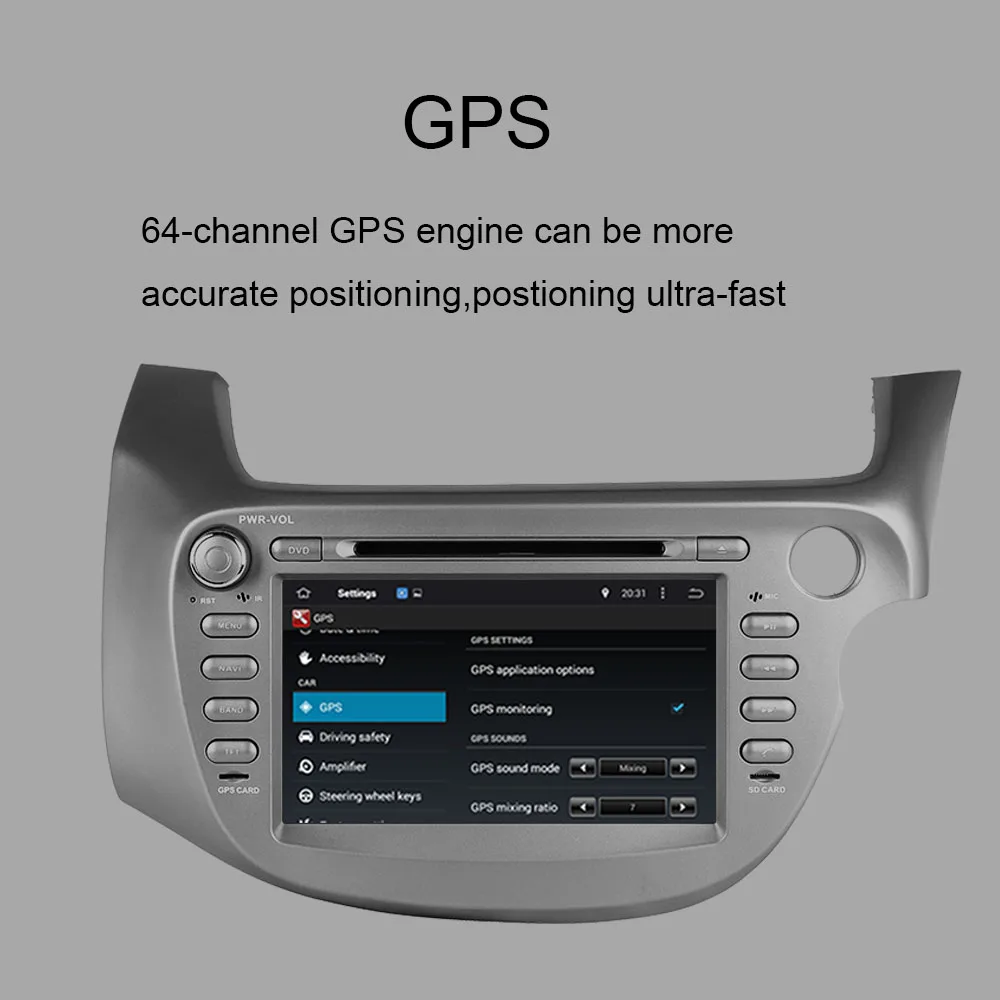 Android 10.0 Octa Core Auto Radio Stereo Multimedia DVD Player For Honda Fit/Jazz 2007-2013 Right Driving Car GPS Navigation | Автомобили