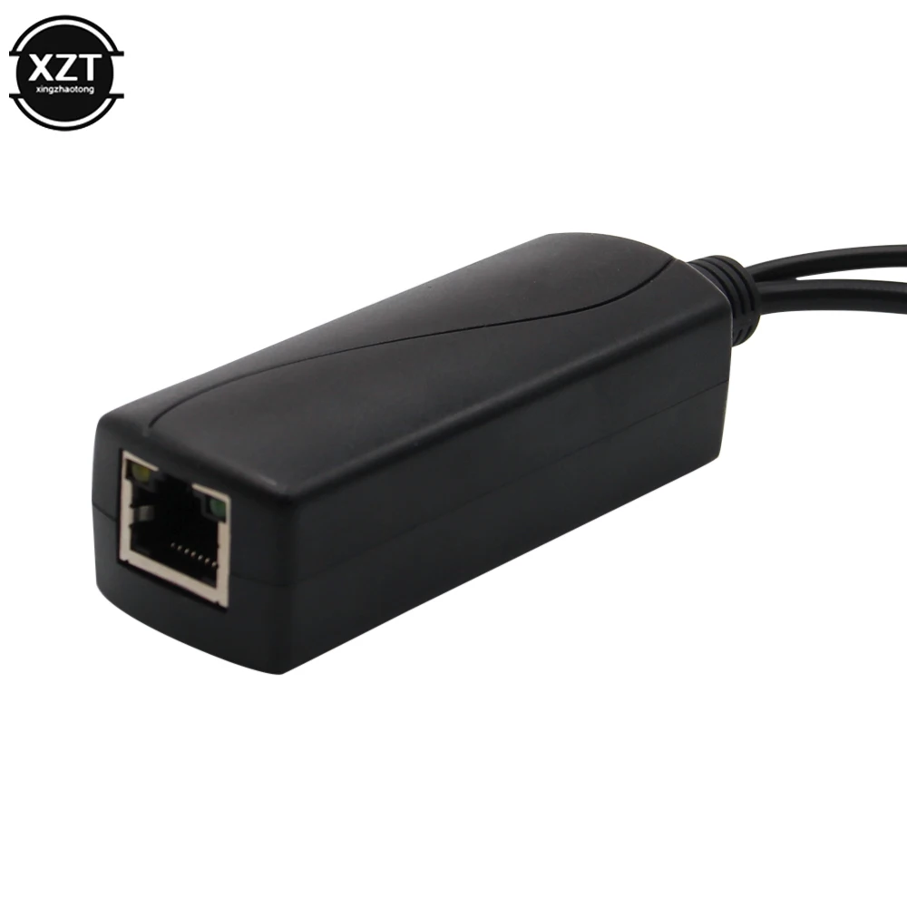 6 кВ анти помех Мощность по Ethernet 48 В до 5 3A 12 Вт активный сплиттер POE Micro USB разъем для