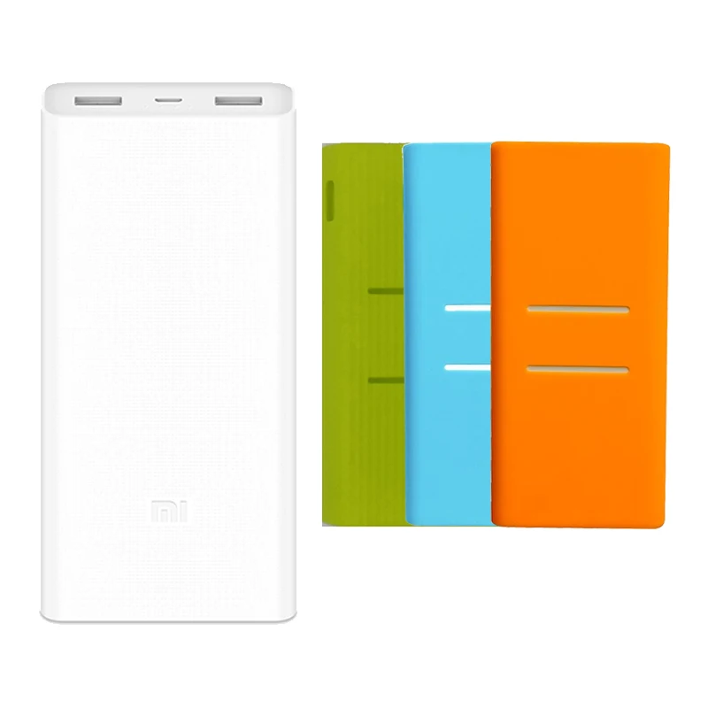 Mi 20000 gbo Case Внешний аккумулятор Xiaomi, 20000 мА/ч, 2C, внешний аккумулятор, портативная зарядка, двойной USB QC3.0Mi, 20000 мА/ч, внешний аккумулятор, зарядное устройство для телефона - Цвет: Mi 20000 gbo Case