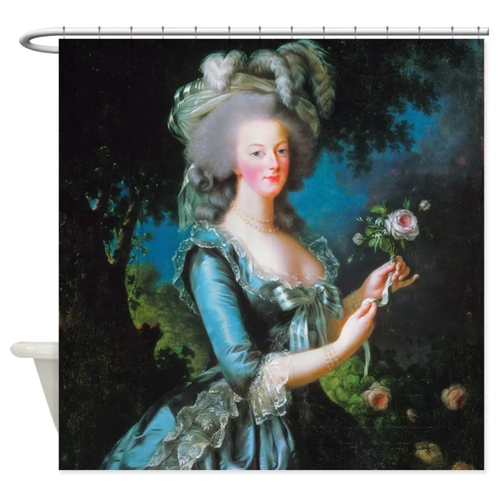 Набор декоративных занавесок для душа из Марии-Антуанетты с розой набор