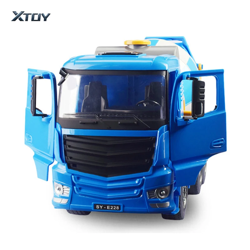 Новинка 1:20 весы Volvo цементный миксер грузовик инженерный автомобиль со звуком светильник образовательная коллекция подарок детям