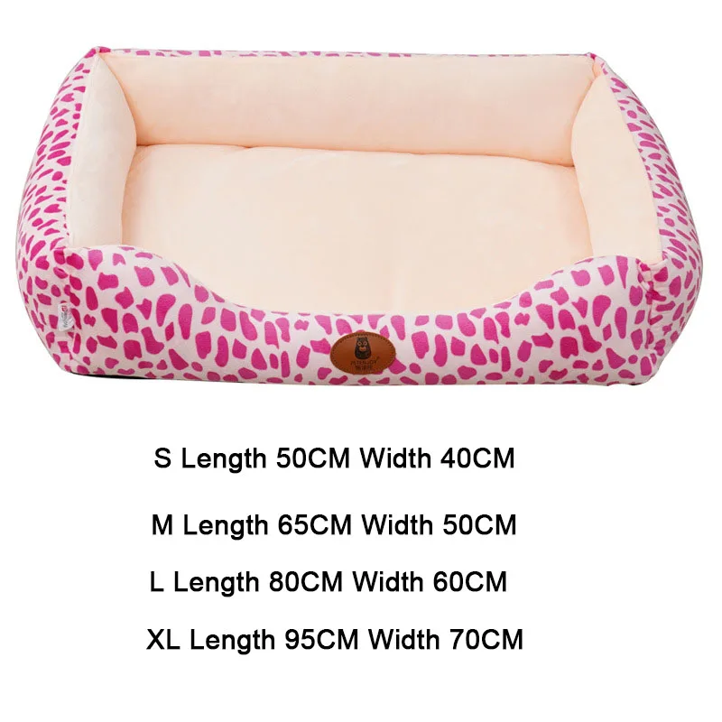 

Brand New Dog Bed Winter Warm Small Medium Large Dogs Bed Comfortable stripe Print Pet Puppy Cat beds Soft