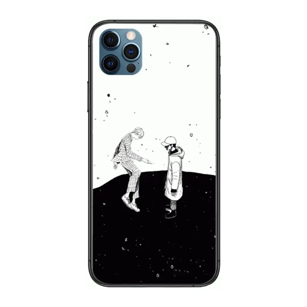 

Cool boy Case study Style Phone Case cover For iphone 12 pro max 11 8 7 6 s XR PLUS X XS SE 2020 mini black cell shell