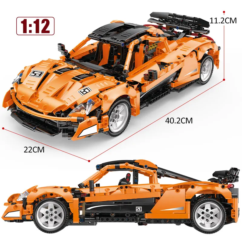 City App RC/non-RC супер гоночный спортивный автомобиль строительные блоки McLaren MOC