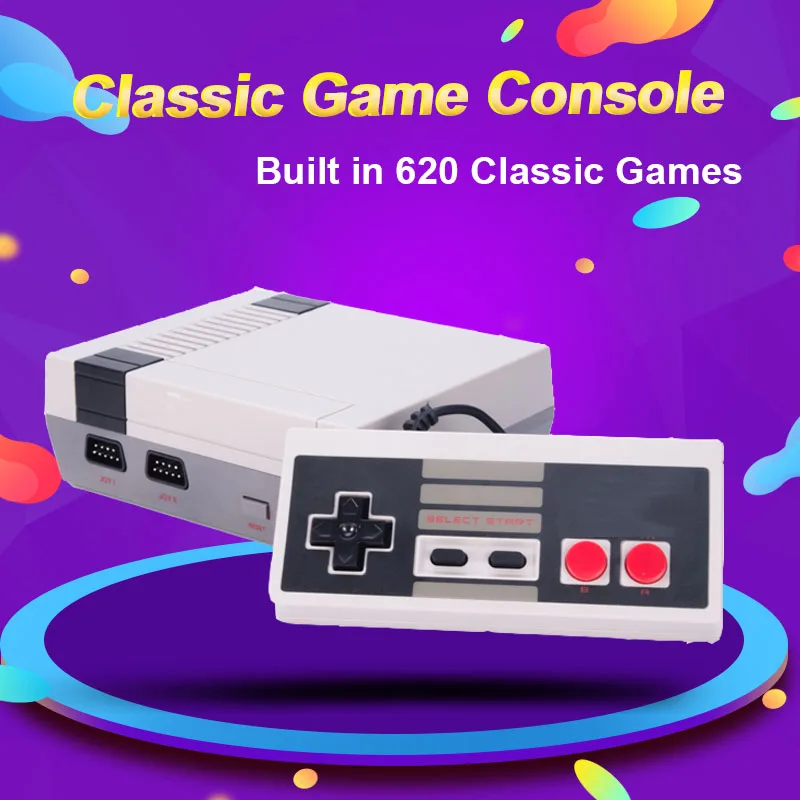 

Built in 620 Classic Games Mini TV Game Console Handheld Player AV Output Children Kids Video Gaming Consoles Toys Gifts