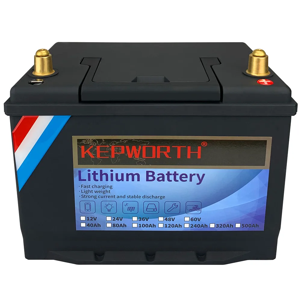 

24v 40Ah 100Ah Battery LiFePO4 Deep Cycle Lithium iron phosphate Battery with 10A Charger Built in BMS Protection Board