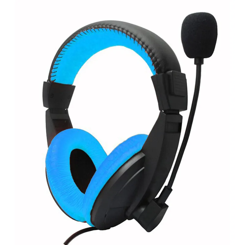 3,5 мм Игровые наушники Проводная гарнитура глубокий бас Hi-Fi стерео звук с микрофоном для ПК ноутбука