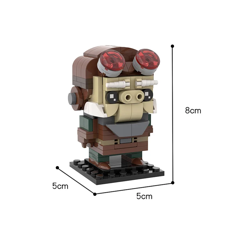 BuildMoc Movie Figure Brickheadz-Wicket Building Blocks MOC Bricks Model Toys For Children | Игрушки и хобби