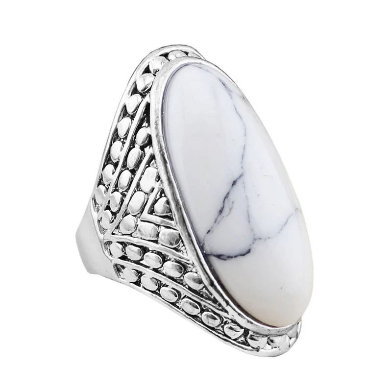 5 шт. Смешанная Камень Кольца для Для женщин оптовая продажа лот Винтаж Античная