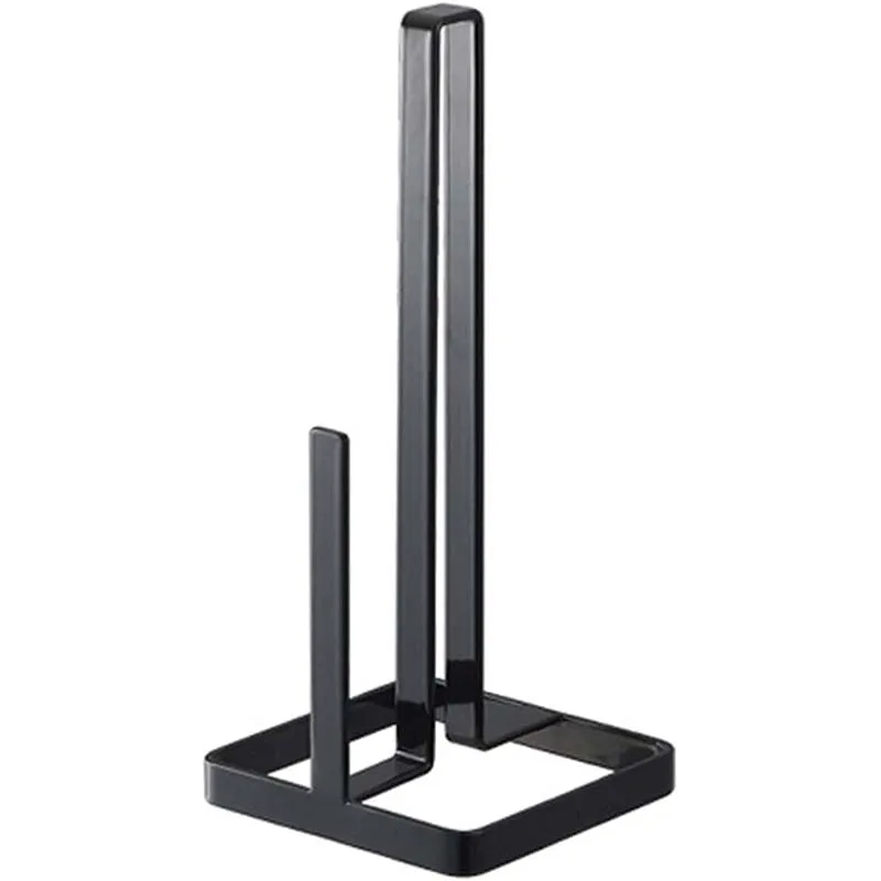 Mental Kitchen Roll Paper Towel Holder Bathroom Tissue Stand Black And White Napkins Rack Home Storage Accessories | Обустройство