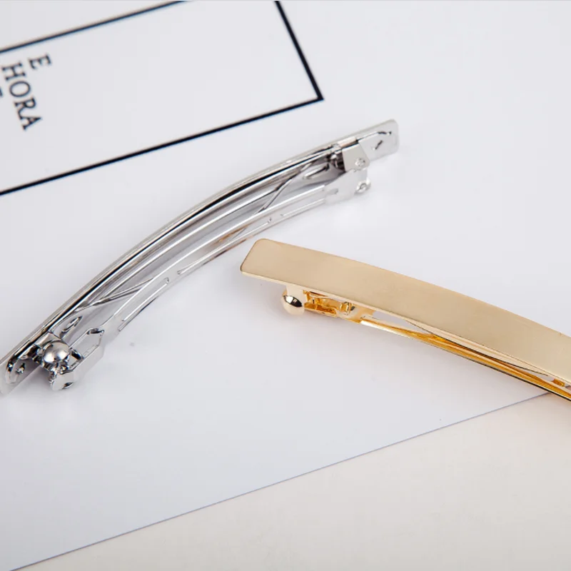 Заколка для волос длинная металлическая женская аксессуар заколка-девушки