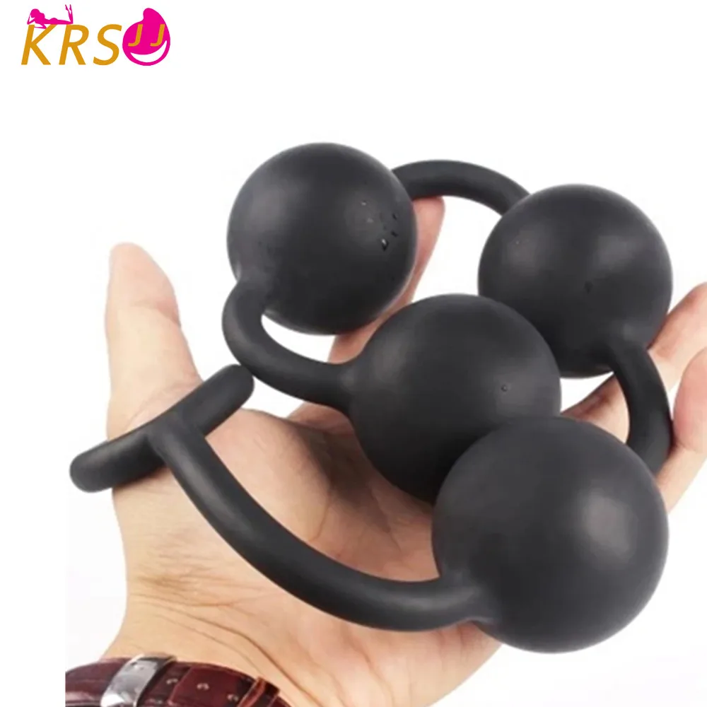 Silicone Anal Beads Butt Plug Erotic Sex Shop Big 4 Pull Balls Anus dilator intimate Adult Toy For Men Women Gay |