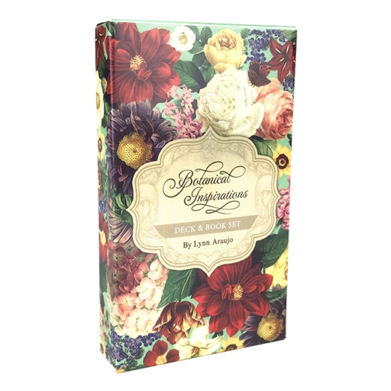 

Botanical Inspiration Oracle Cards Full English 45 Cards Deck Tarot Mysterious Divination Family Party Board Game D5QD