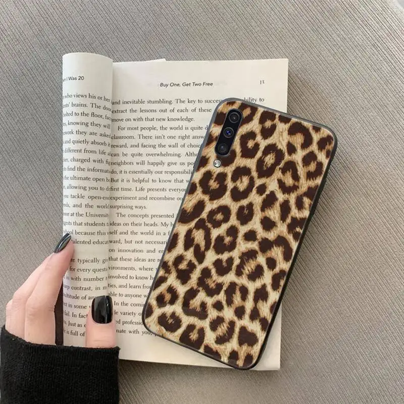 

leopard print sexy pink pattern Phone Cases For Samsung galaxy S 7 8 9 10 20 edge A 6 10 20 30 50 51 70 note 10 plus