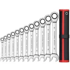 Набор гаечных ключей с храповым механизмом, ручные инструменты, гаечный ключ с храповым механизмом 72T, многофункциональный комбинированный хромованадиевый ключ для ремонта